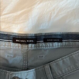 Michael Kors Gray Chinos Versatile Cotton Blend